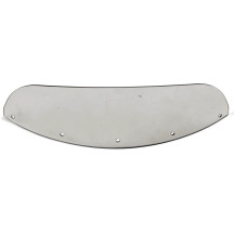 Replacement Lucite Windshield — 5" height, 23-5/8" width, Gray