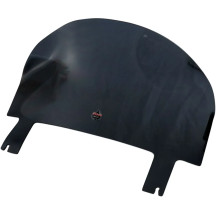 Sport Glide Windshield — Dark Smoke, 8 in (20.5 cm), Detachable