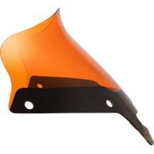 Kolor Flare™ Sport Windshield — 15 cm (6") height, orange, detachable mount