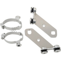 Independent Lowers Windshield Hardware Kit — Chrome, Lowers