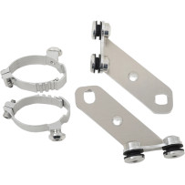 Independent Lowers Windshield Hardware Kit — Chrome, Lowers