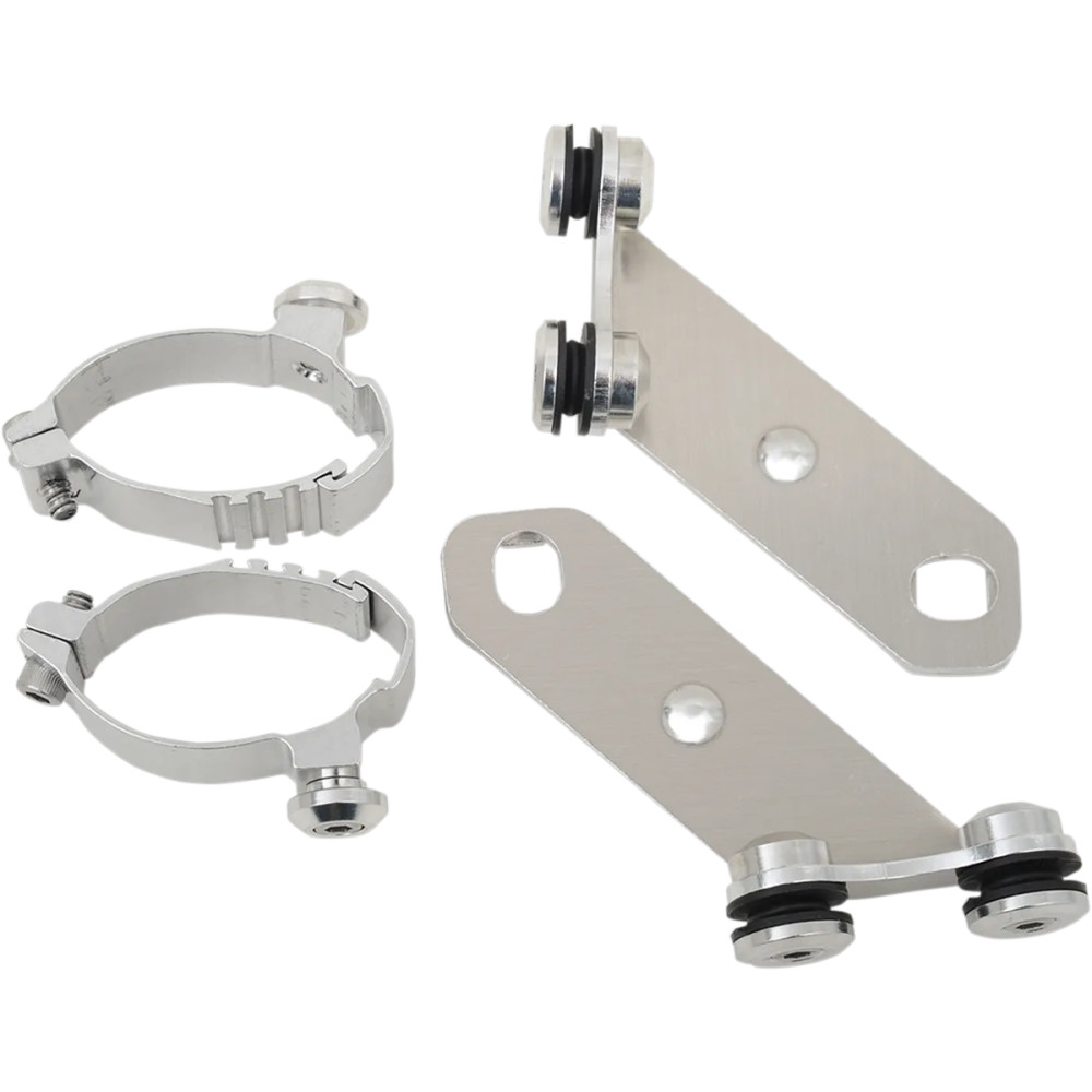 Independent Lowers Windshield Hardware Kit — Chrome, Lowers