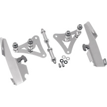 Fats/Slim Windshield Trigger-Lock Complete Mount Kit — Memphis Fats, Memphis Slim, Polished