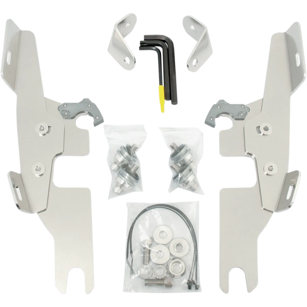Batwing Fairing Trigger-Lock Mounting Kit — Polished