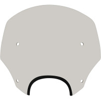 El Paso Sportshield — Height 13" , Headlight cutout 5-1/4"–7" , Gray