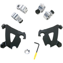 Cafe Fairing Trigger-Lock Hardware Kit — Black, Café Fairing