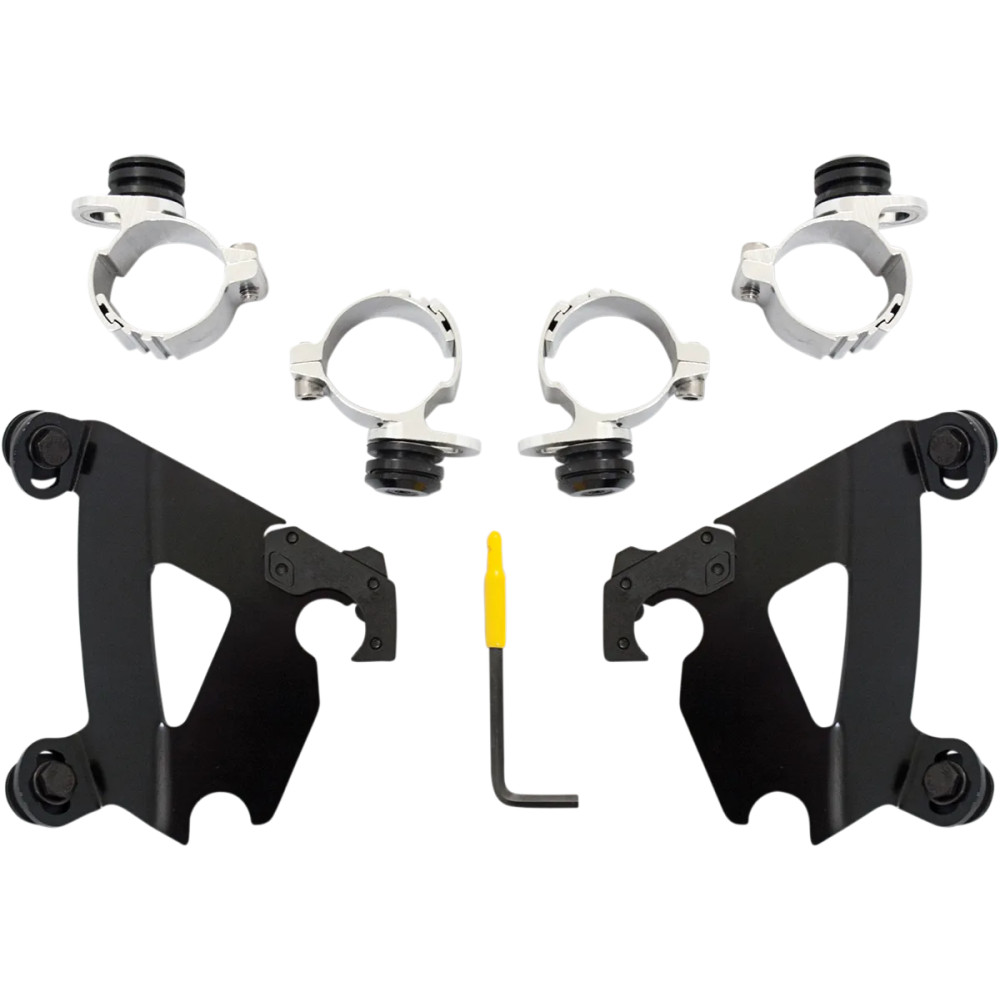 Cafe Fairing Trigger-Lock Hardware Kit — Black