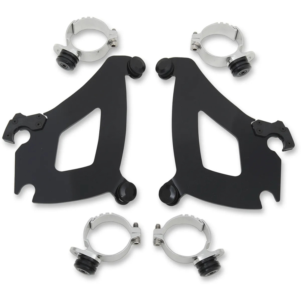 Bullet Fairing Trigger-Lock Hardware Kit — Bullet fairing, Black