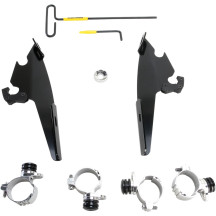 Batwing Fairing Trigger-Lock Mounting Kit — Batwing Fairing, Black
