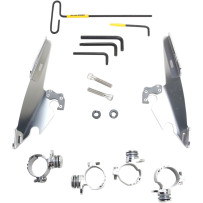Kit de montaje Trigger-Lock para Batwing Fairing — Compatible con Batwing, Memphis Fats, Memphis Slim, Acabado pulido