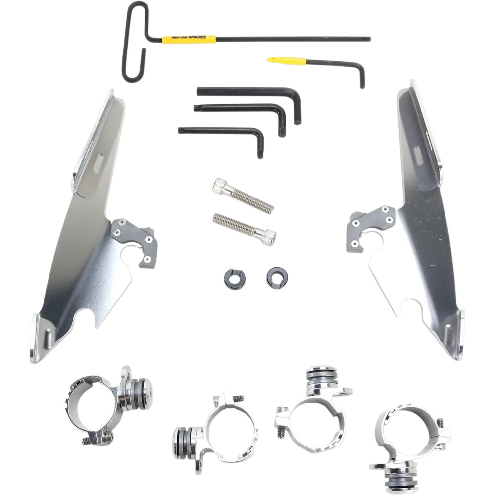 Batwing Fairing Trigger-Lock Mounting Kit — Fits Batwing, Memphis Fats, Memphis Slim, Polished