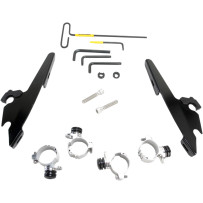 Kit de montaje para Batwing Fairing Trigger-Lock — Compatible con Batwing Fairing, Memphis Fats, Memphis Slim, Negro