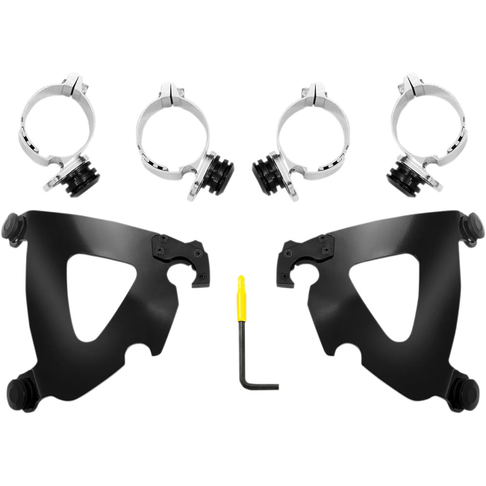 Kit de Montaje Road Warrior Trigger-Lock — carenado, negro