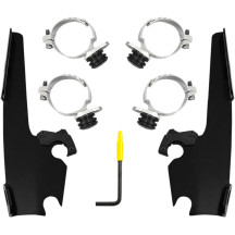 Kit de montaje Trigger-Lock para carenado Batwing — Negro