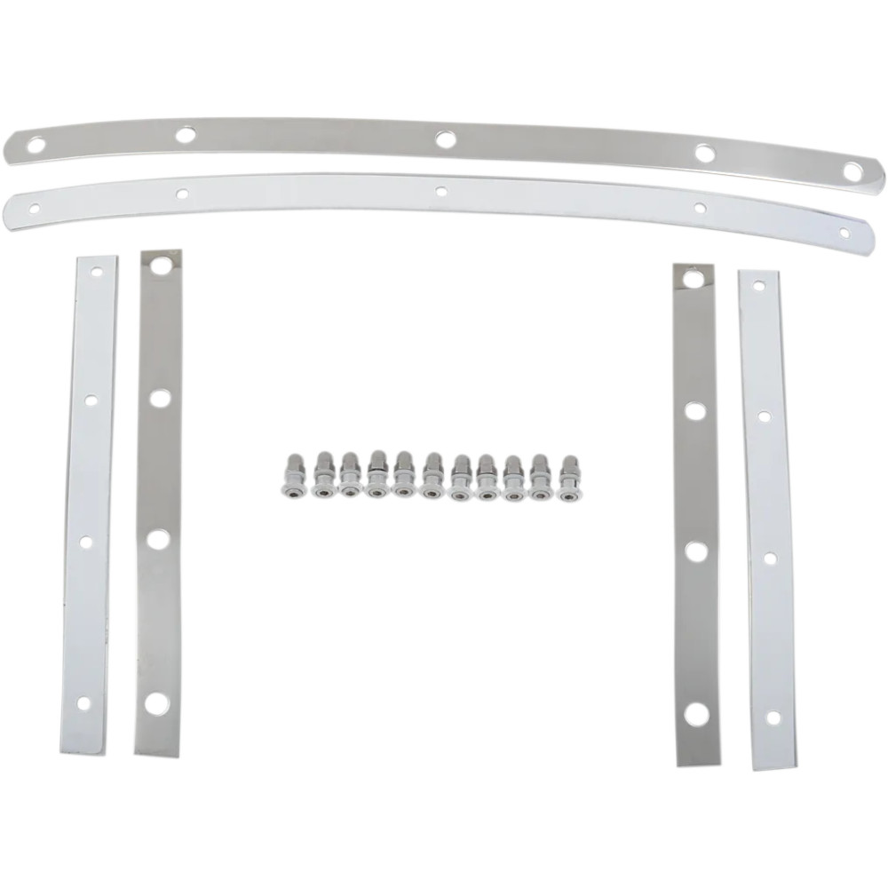 Replacement Fats/Slim Windshield Straps — Memphis Fats fitment, Polished