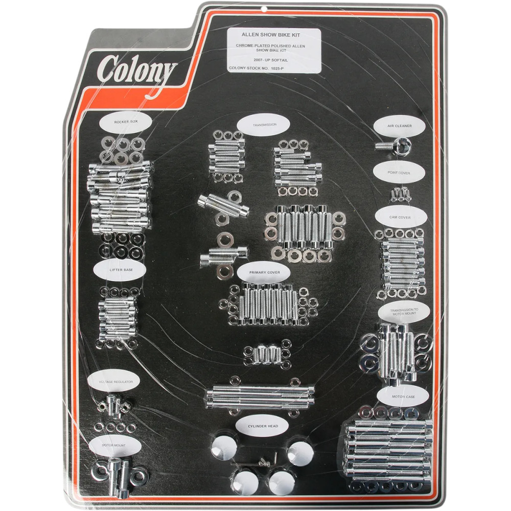 Allen Bolt Kit — Silver