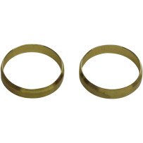 Intake Pipe Nut, Seal and Nipple — 2 Pack, Brass, Intake Manifold