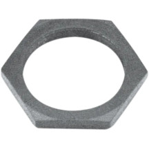 Transmission Mainshaft Lock Nut — 1-1/2"-24 left-hand threads, Silver