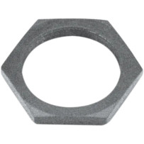 Transmission Mainshaft Lock Nut — 1-1/2"-24 left-hand threads, Silver