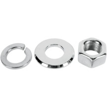 Axle Nut Kits — Front axle, Chrome, Kit