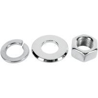 Axle Nut Kits — Front axle, Chrome, Kit
