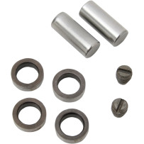 Handlebar Throttle/Spark Roller and Pin Kit — Silver