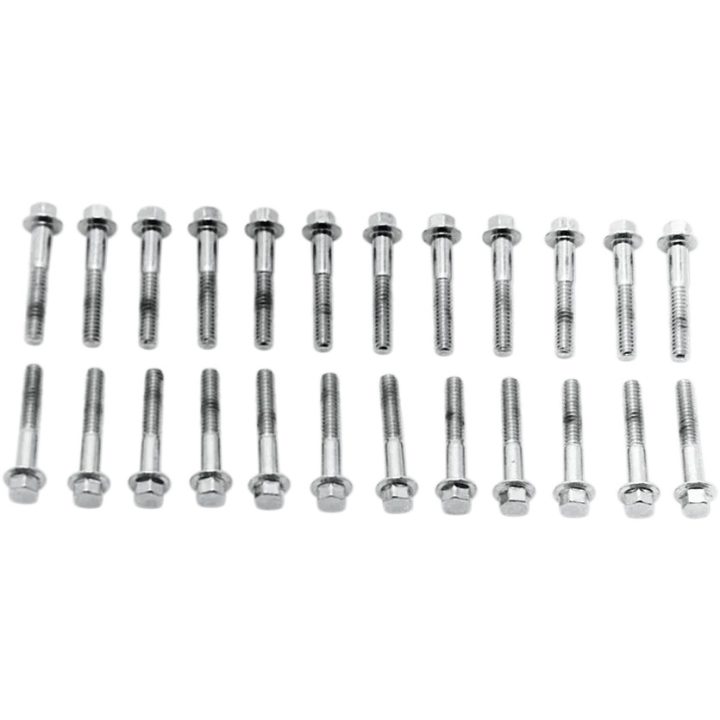 Kit de tornillos para tapa de válvulas — Cromo