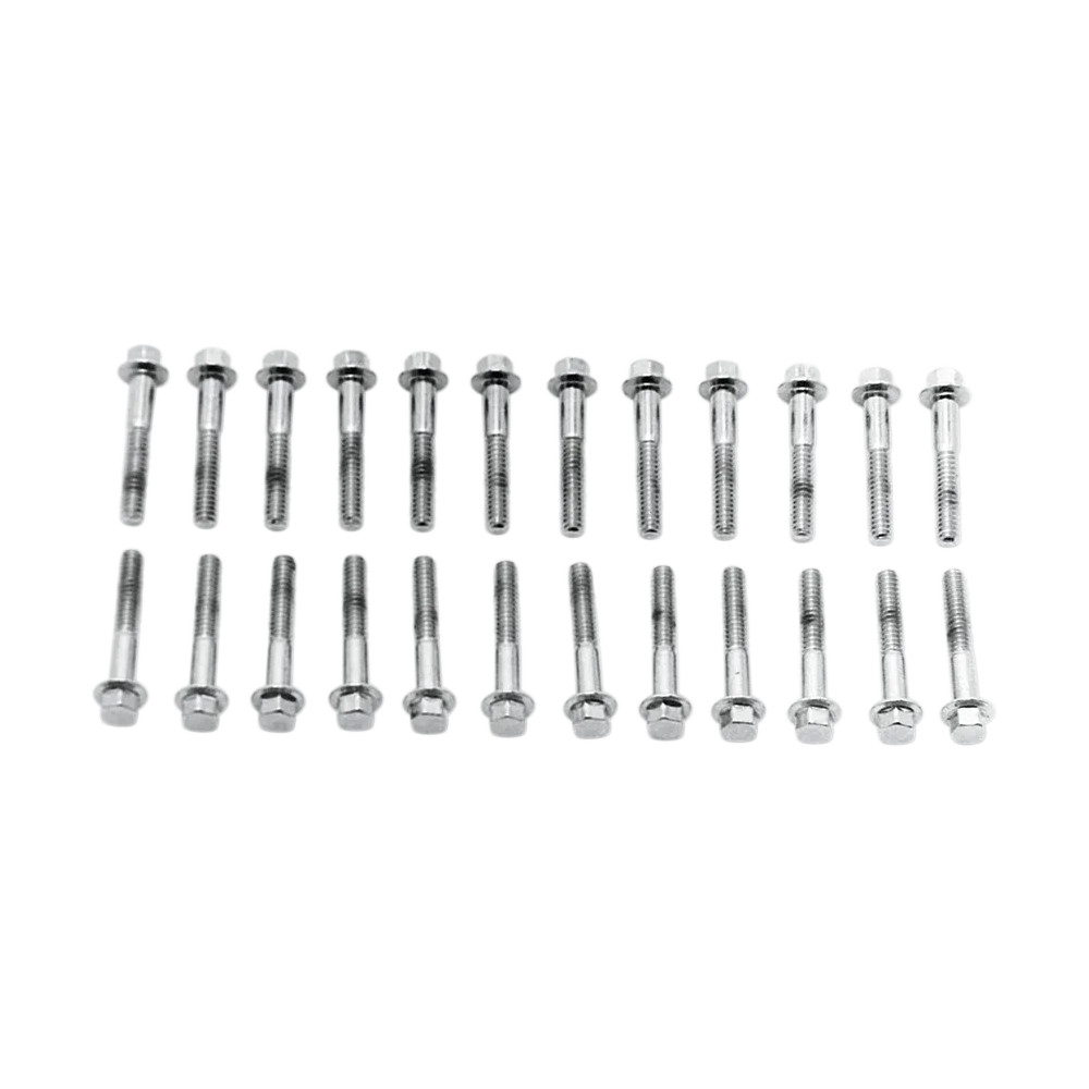 Valve Cover Screw Kit — Chrome