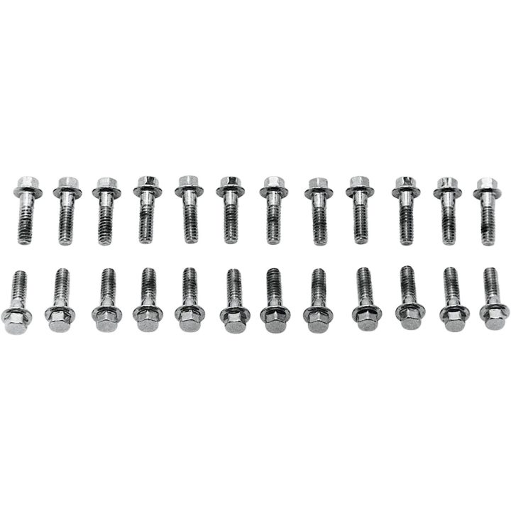 Kit de tornillos para tapa de válvulas — Tapa de válvulas, cromado