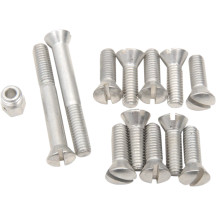 Transmission Top Cover Screw Kit — Cadmium plated, Silver