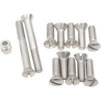 Transmission Top Cover Screw Kit — Cadmium plated, Silver