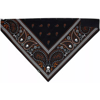 SportFlex™ 3-en-1 Bandana — Talla única, Negro, Naranja, Blanco