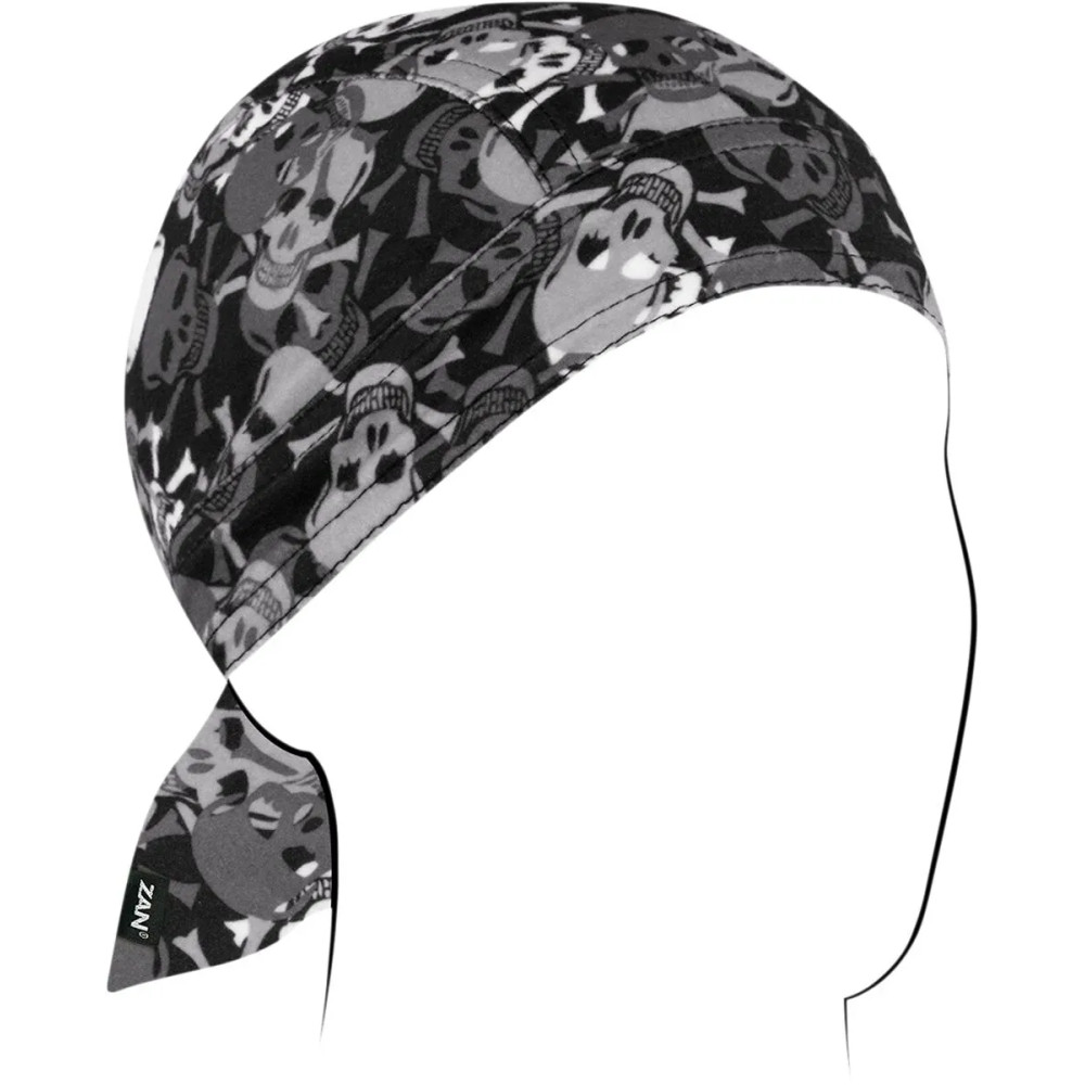 Flydanna® SportFlex® Headwrap — One Size, Black, Light Gray