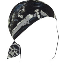 Flydanna® Cotton Headwrap — One Size, Black