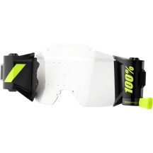 Accuri/Strata Forecast Roll-Off Film System — Fits Accuri, Racecraft, Strata, Black, Fluorescent Yellow