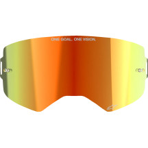 Supertech Goggle ABS Vision Lens — Adult, Fits Supertech, Red Mirror