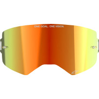 Supertech Goggle ABS Vision Lens — Adult, Fits Supertech, Red Mirror