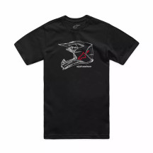 MX Helmet CSF T-Shirt — S, Black