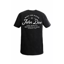 JD Lettering T-Shirt — Size L, Black