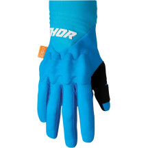 Rebound Gloves — S, Blue/White, Hook and Loop