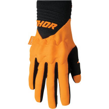 Rebound Gloves — Size M, Fluorescent Orange/Black