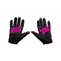Rider Bicycle Gloves — Size S, Black