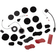 10R Headset/Intercom Supply Kit — 10R, Black