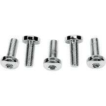 Rotor, Sprocket and Belt Mounting Hardware Kit — 25.4 mm (1"), Chrome, Button-Head Torx