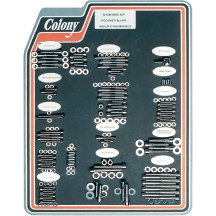 Complete Motor Bolt Kit — Chrome