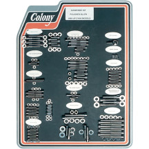 Complete Motor Bolt Kit — Chrome