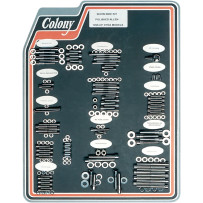 Complete Motor Bolt Kit — Chrome