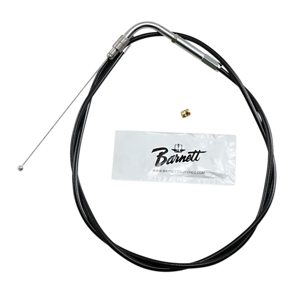 Black Vinyl Throttle/Idle Cable — 103 cm (40-1/2 in), 90° elbow