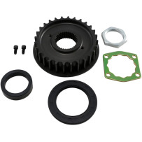 Transmission Pulley — 28 tooth, Anodized