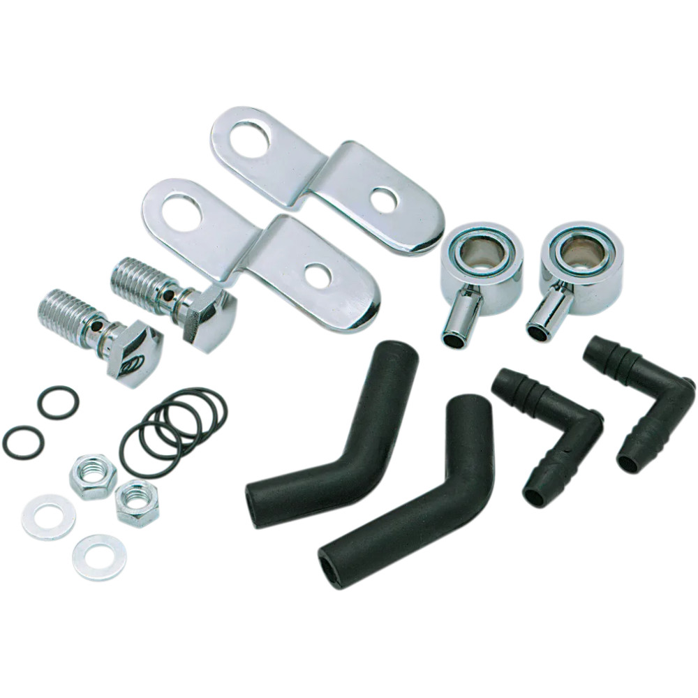 Kit respiradero HSR para carburador — Para HSR 42/45 Carb en Evo Big Twin, Negro